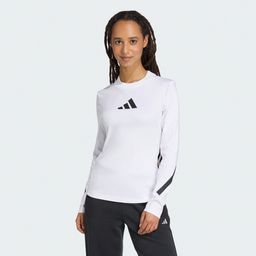 adidas 愛迪達 W Z.N.E. LS TEE 女 長袖上衣 KE4906