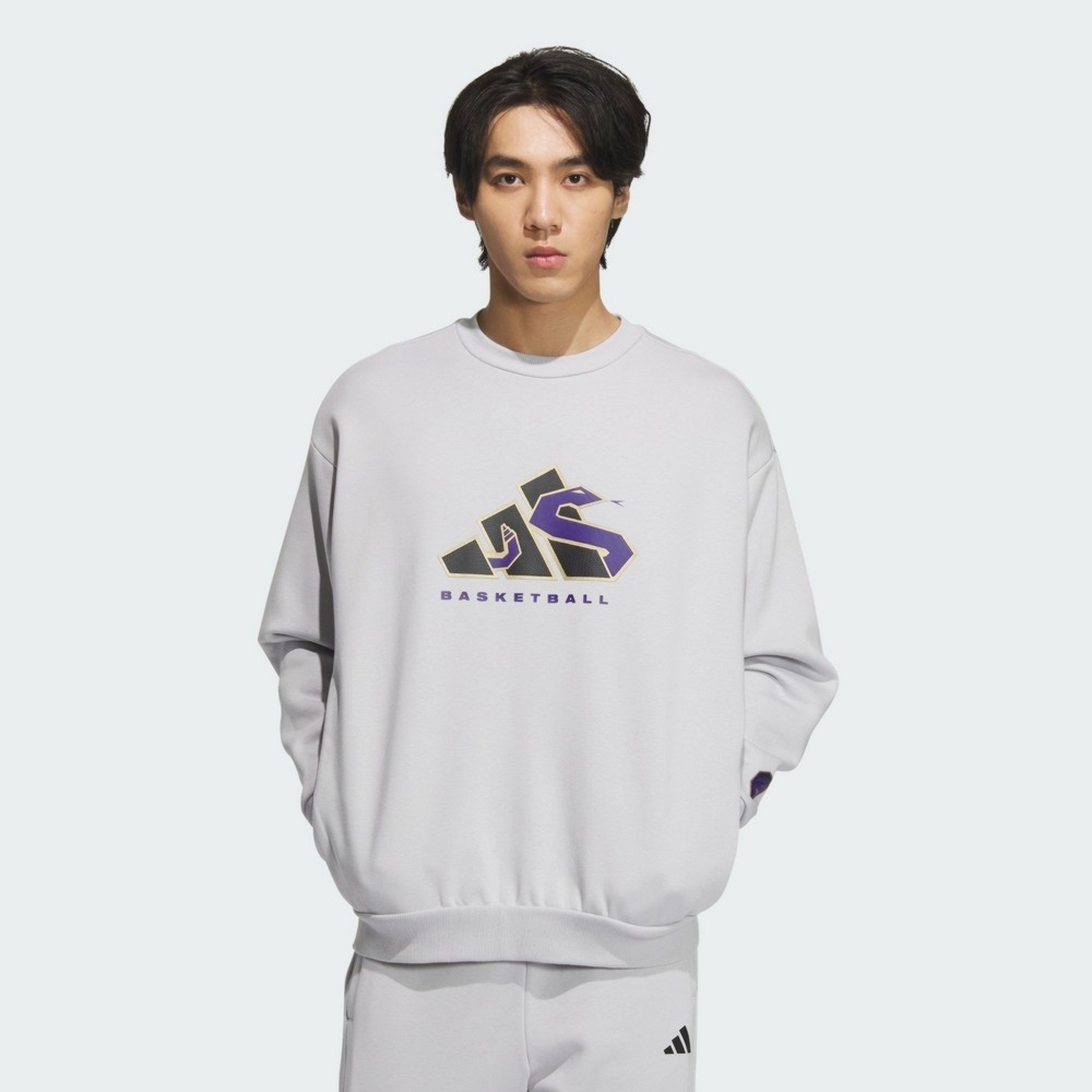 adidas 愛迪達 BB LNY CREW 男 圓領套頭衫 JM5680