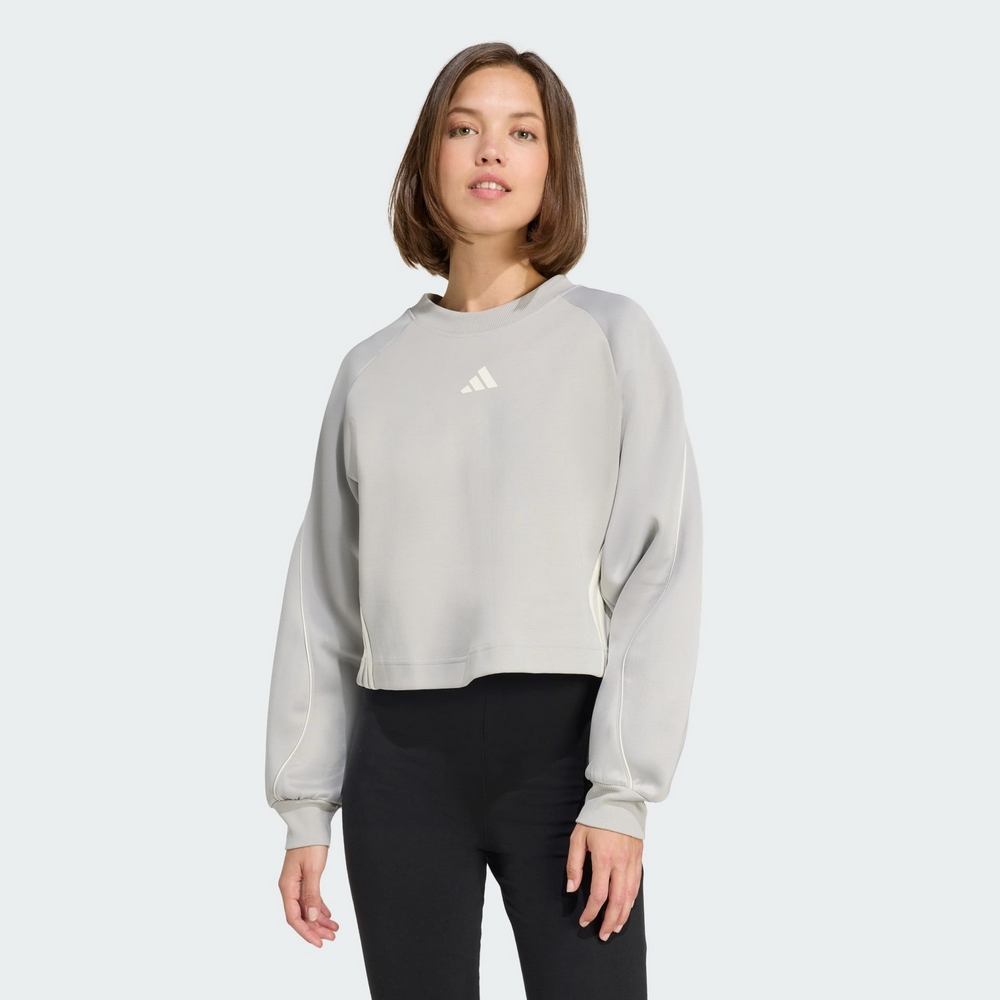 adidas 愛迪達 W STADIUM SWT 女 圓領套頭衫 JW0502