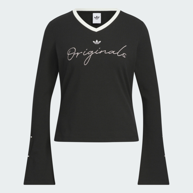adidas 愛迪達 Adidas 愛迪達 P Tee Ls KS2381 女 長袖上衣 休閒長袖 黑 亞版 舒適
