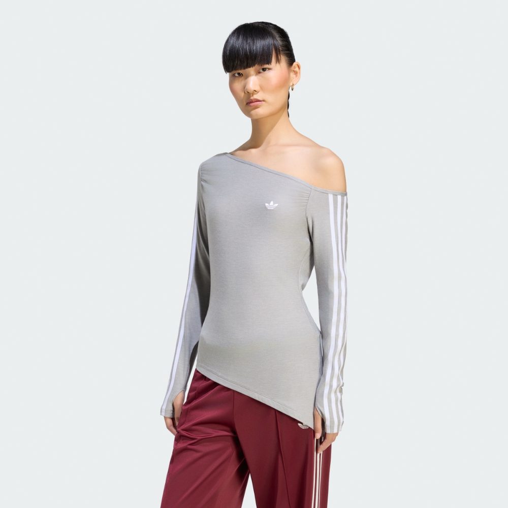adidas 愛迪達 ASYMETRIC TOP 女 長袖上衣 LE8311