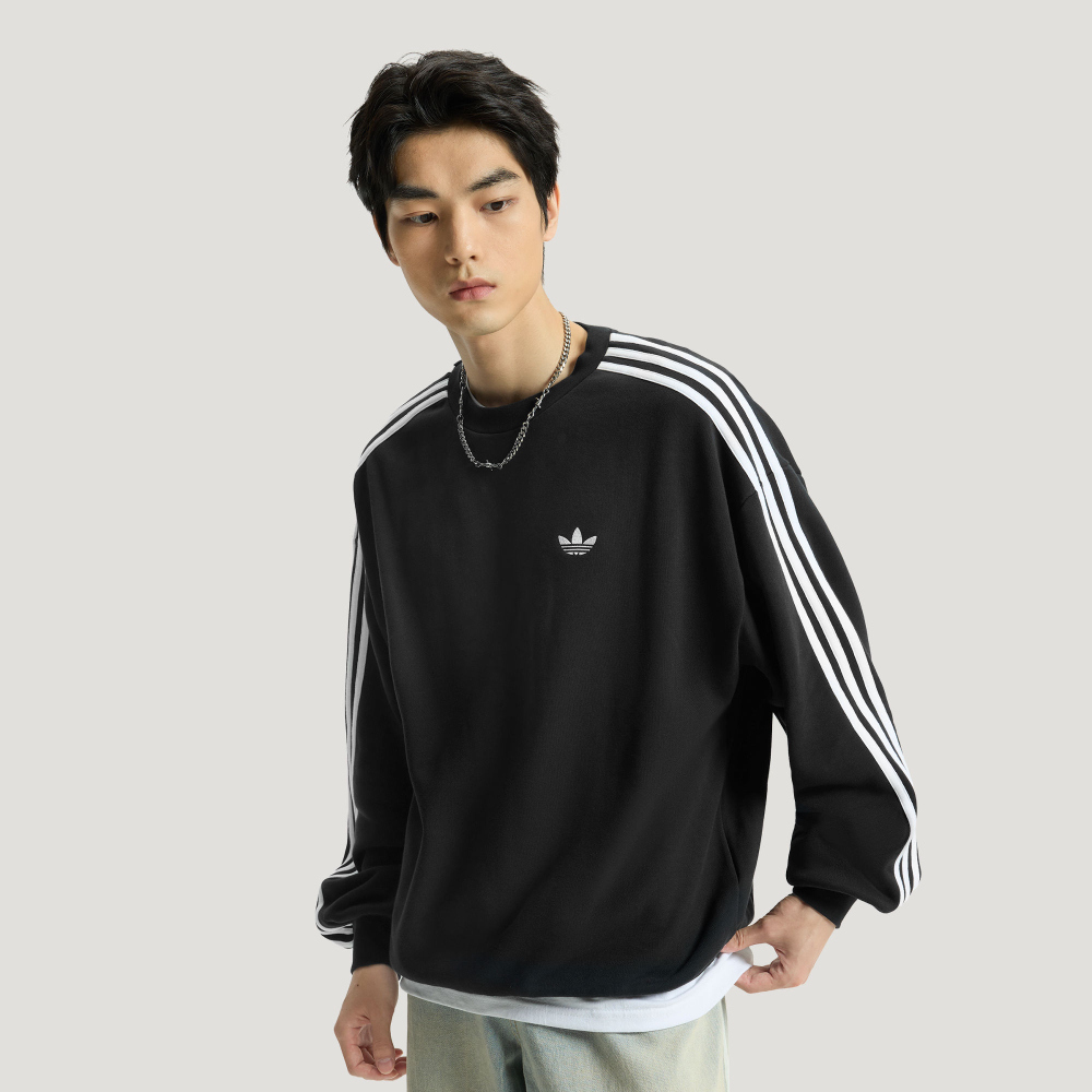 adidas 愛迪達 3S CREW 男 圓領套頭衫 KG3898
