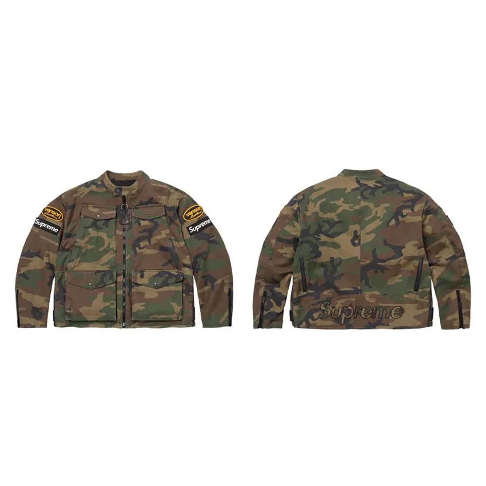 Supreme SS26 Week3 Vanson Leathers Cordura Jacket "Camo" 迷彩
