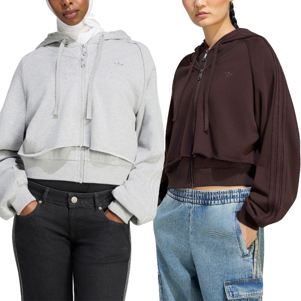 adidas 愛迪達 女 SST DBL FRNT HD 運動外套 連帽外套 - KT1921 KT1922