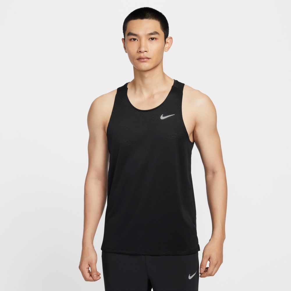 NIKE 耐吉 AS M NK DFADV STRIDE TANK 男 背心上衣 黑色-HV5211010