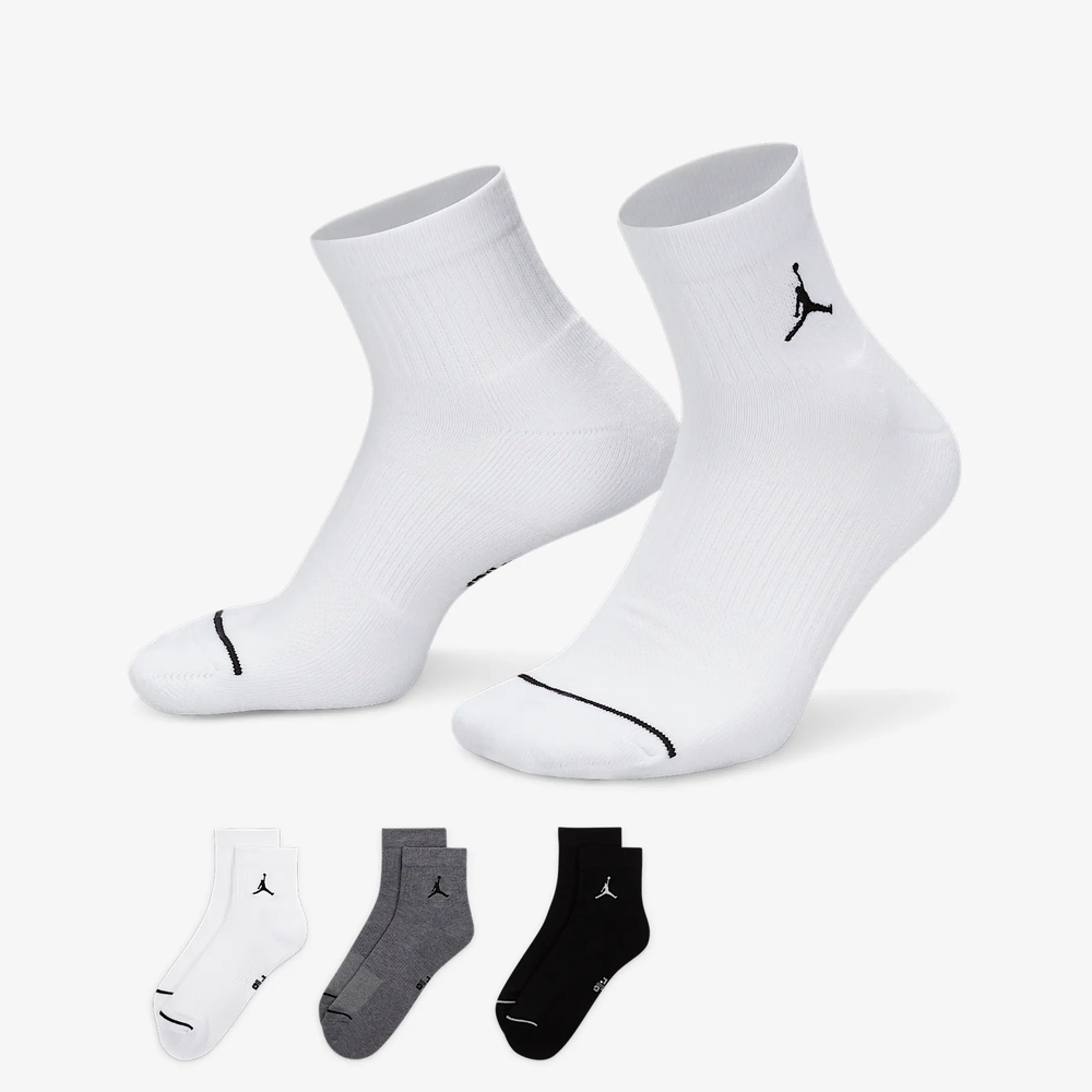 NIKE 耐吉 U J ED CUSH POLY ANKLE 3PR 144 男女 短統襪 DX9655911