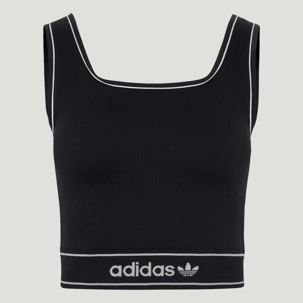 adidas 愛迪達 WAISTBAND TANK 女 背心上衣 LF4590