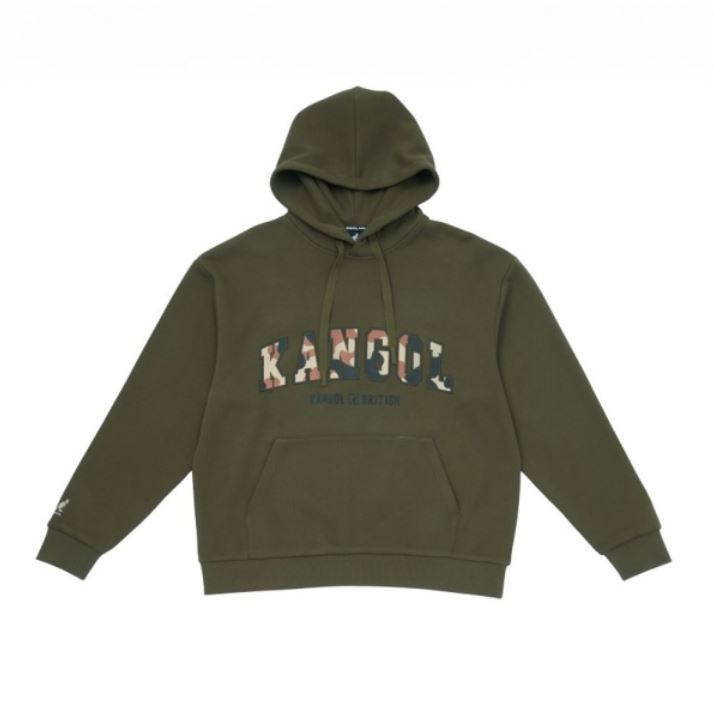 KANGOL KANGOL 長袖 深藍 雙層領 休閒T 上衣 中性 6555100780