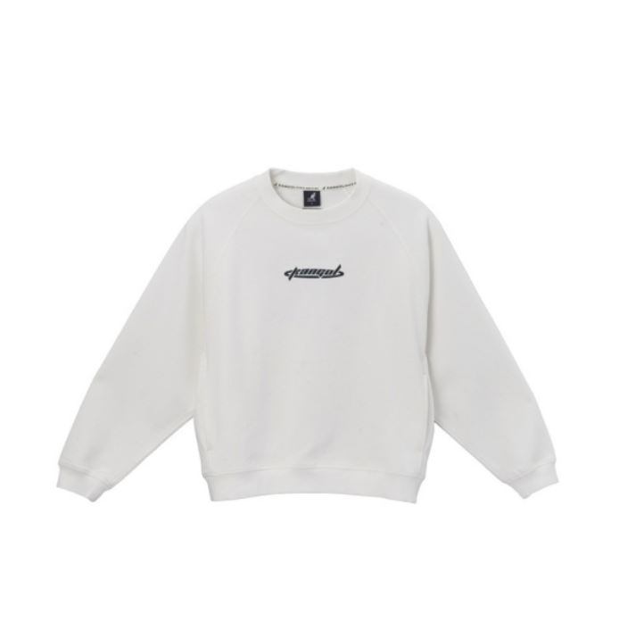 KANGOL KANGOL 大學T 白 刺繡LOGO 華夫格 中性 6455100200