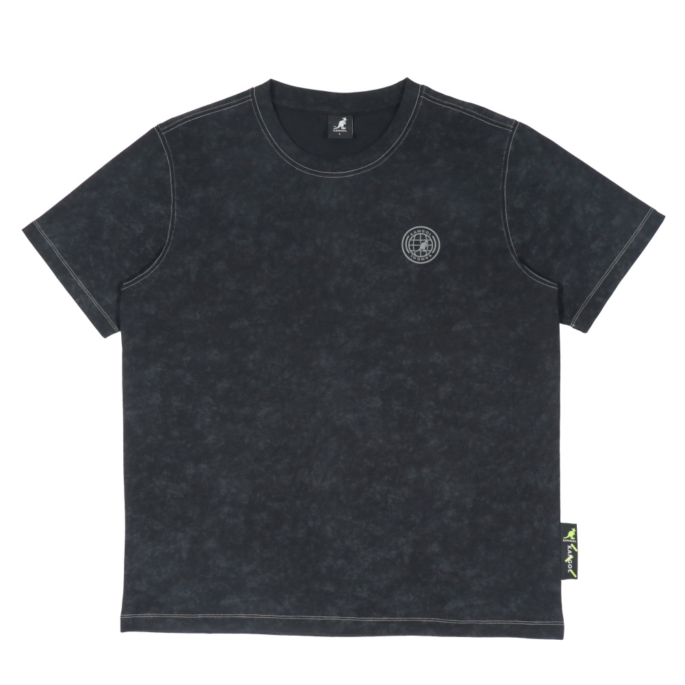 KANGOL KANGOL 中性 黑 落肩 夜光圖T 6525100720