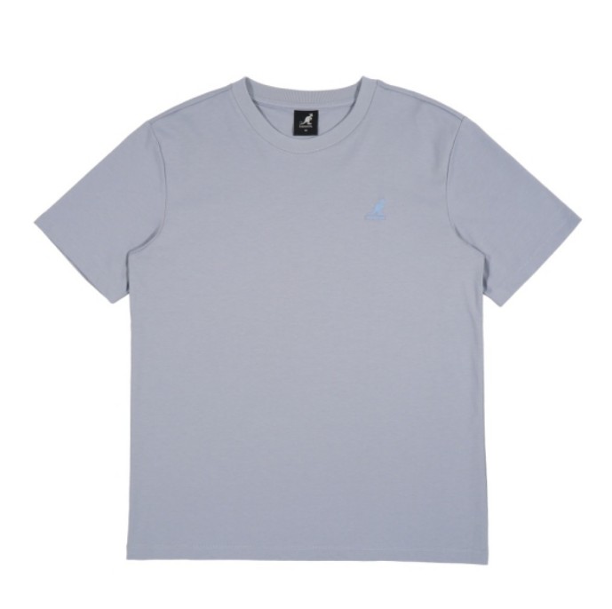 KANGOL KANGOL 短T 灰藍 經典 繡花T 短袖 上衣 女 6522100881