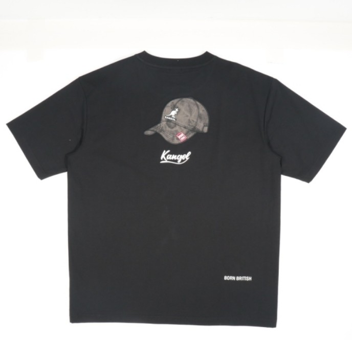 KANGOL KANGOL 短T 黑色 後背貼布 棒球帽 短袖 中性 6525101720