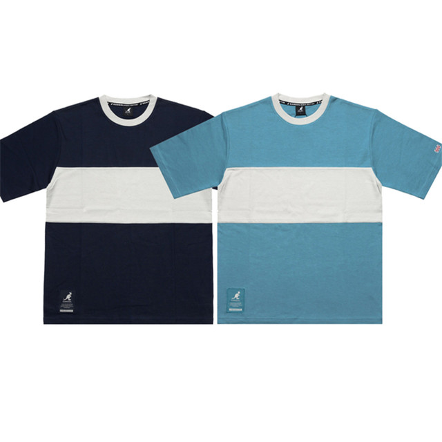 KANGOL 短袖 短T 條紋 拼接 休閒短袖 62251029-