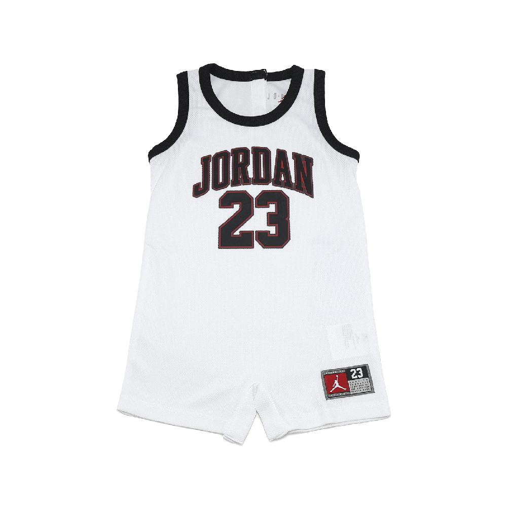 NIKE 耐吉 包屁衣 Jordan Baby Jumpman 23 寶寶球衣 排汗 JD2622263NB-001