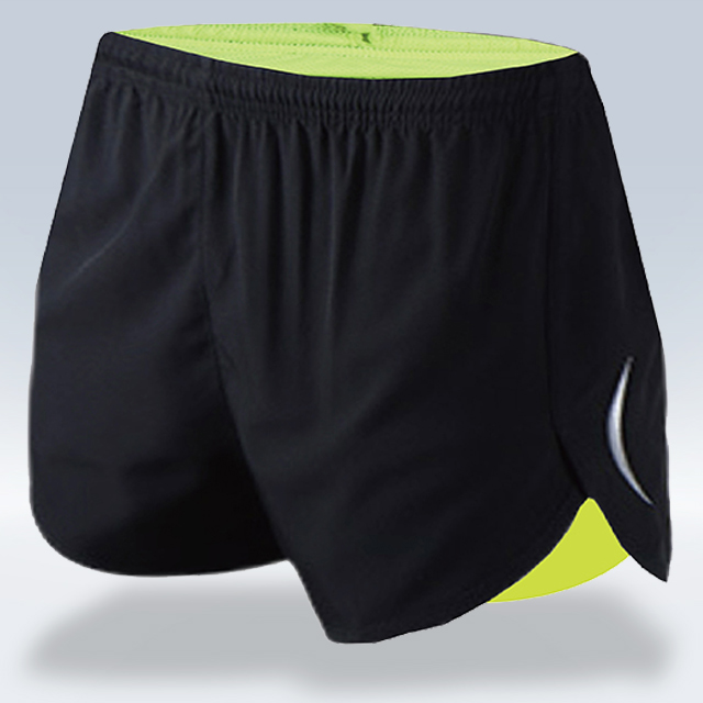 AREX SPORT 跑步反光戶外健身運動短褲（內含襯褲）