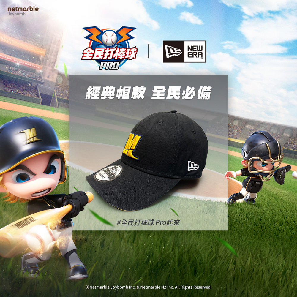 NEW ERA 9FORTY 940 全民打棒球 NE X BBM3 黑-NE13573991