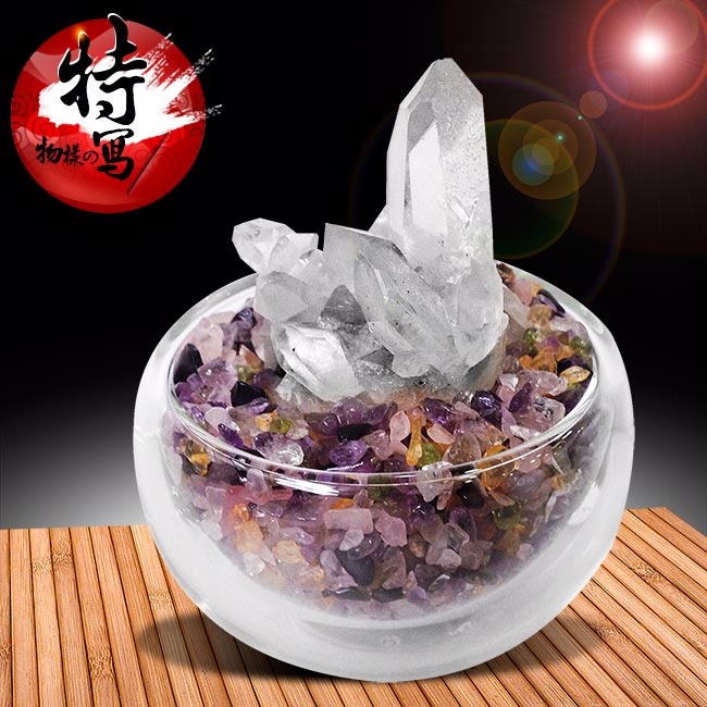 溶連水晶 水晶玉 置物 水晶消磁盒小夜燈套裝– Pink Laboratory