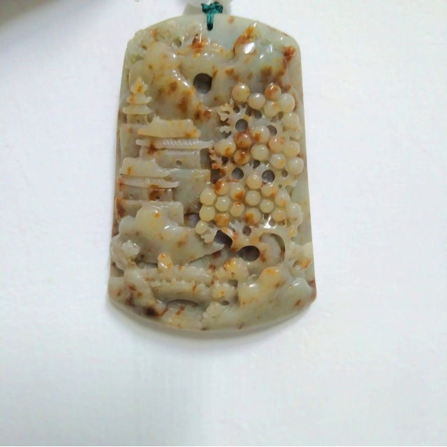 山管人丁 水管財 質地種水好天然翡翠帶黃翡