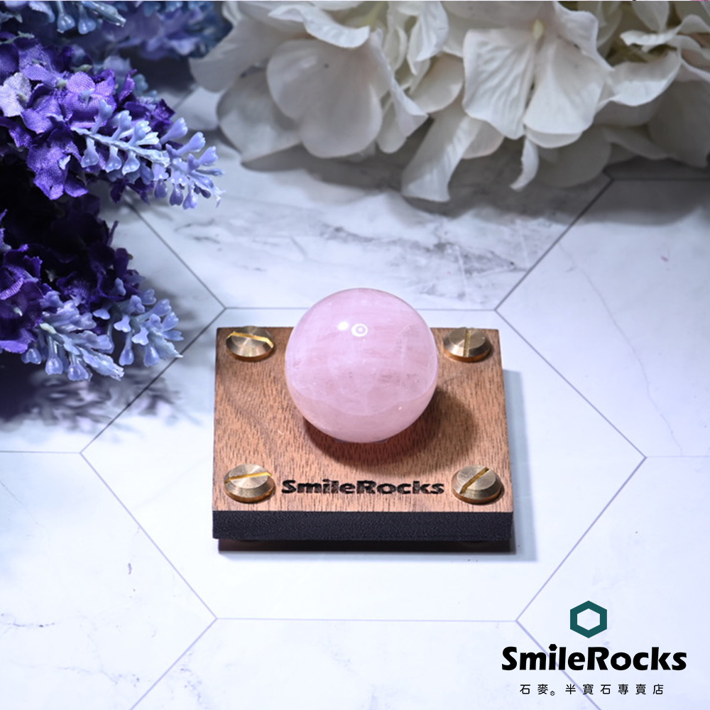 SmileRocks 石麥 粉晶球 直徑3.1cm No.050620508