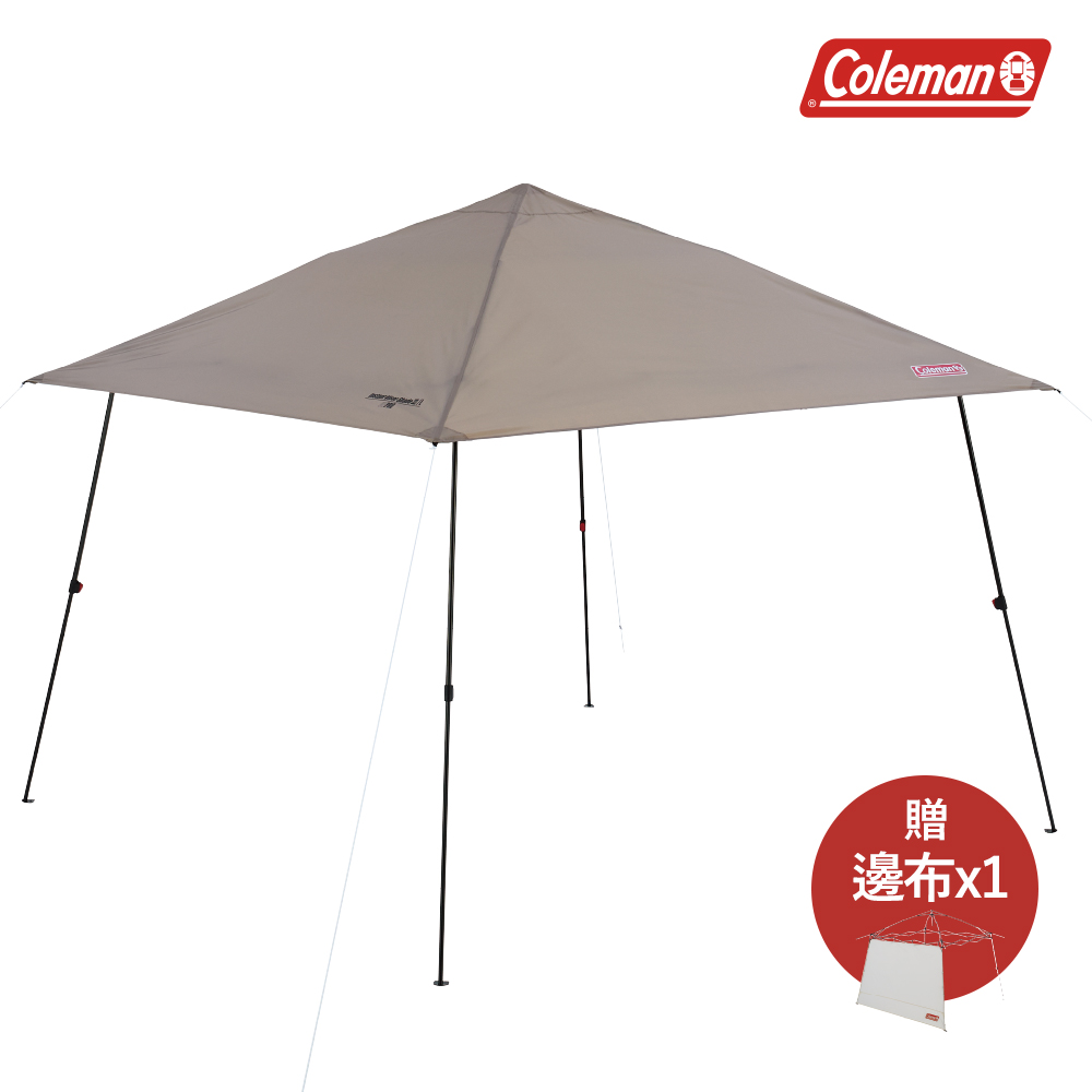 Coleman 快搭遮陽帳III L / 灰咖啡 / CM-18228(遮陽帳 快搭帳 炊事帳 派對帳)