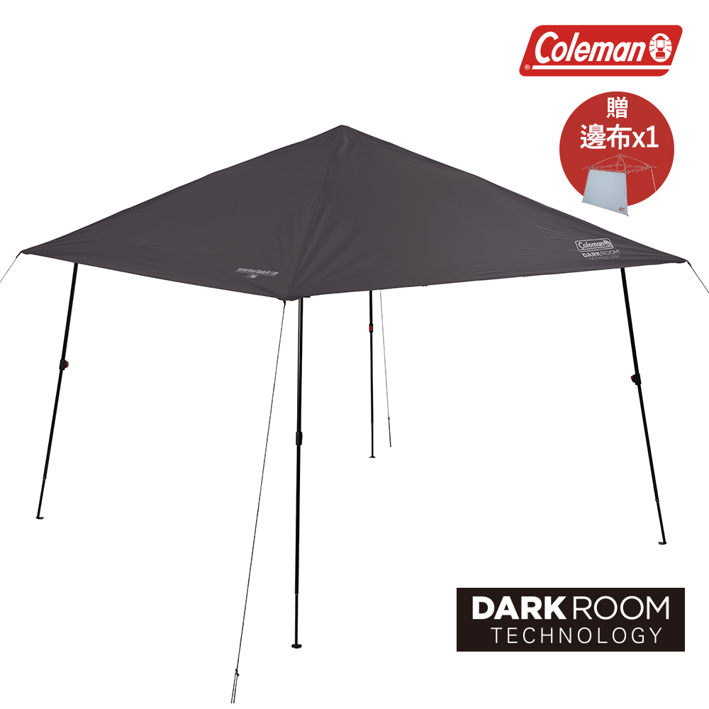 Coleman 快搭遮陽帳IV/L DR 夜幕黑 / DARK ROOM系列 / CM-43960(遮陽帳 快搭帳 炊事帳 派對帳)