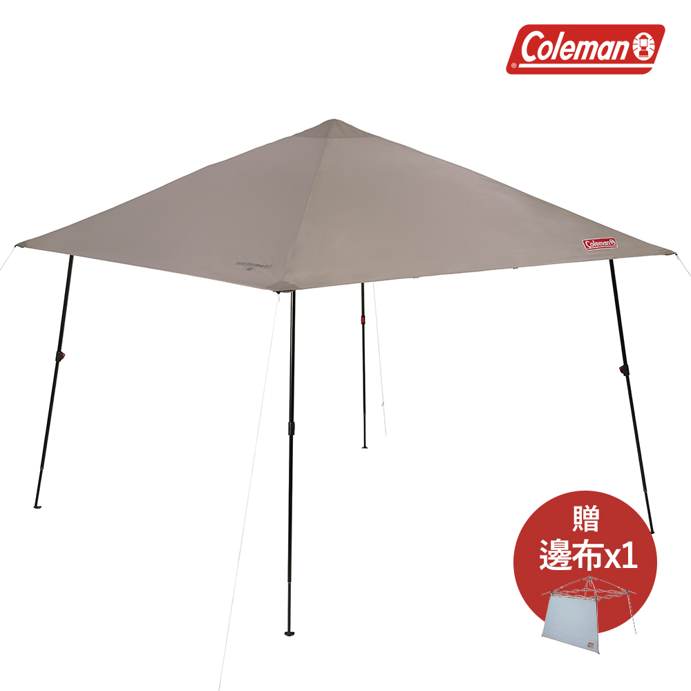 Coleman 快搭遮陽帳IV/L 灰咖啡 / CM-44025(遮陽帳 快搭帳 炊事帳 派對帳)