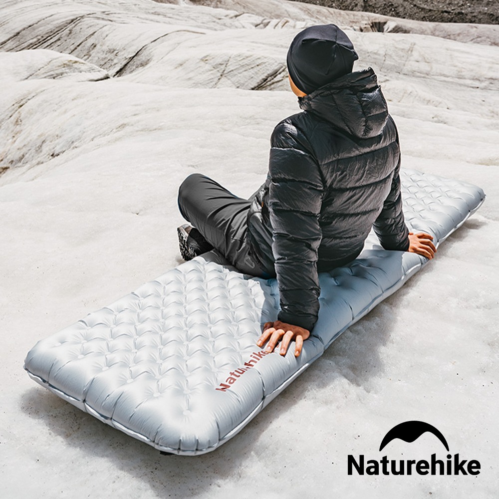 Naturehike 徒野R8.8超輕充氣睡墊方形加大碳銀WS015 - PChome 24h購物
