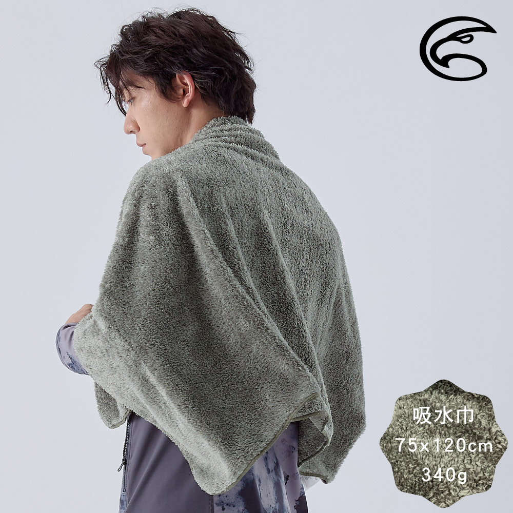 ADISI 超細纖維防霉抗菌吸水巾【吉普綠/120cm】ACEFLY / AS24105