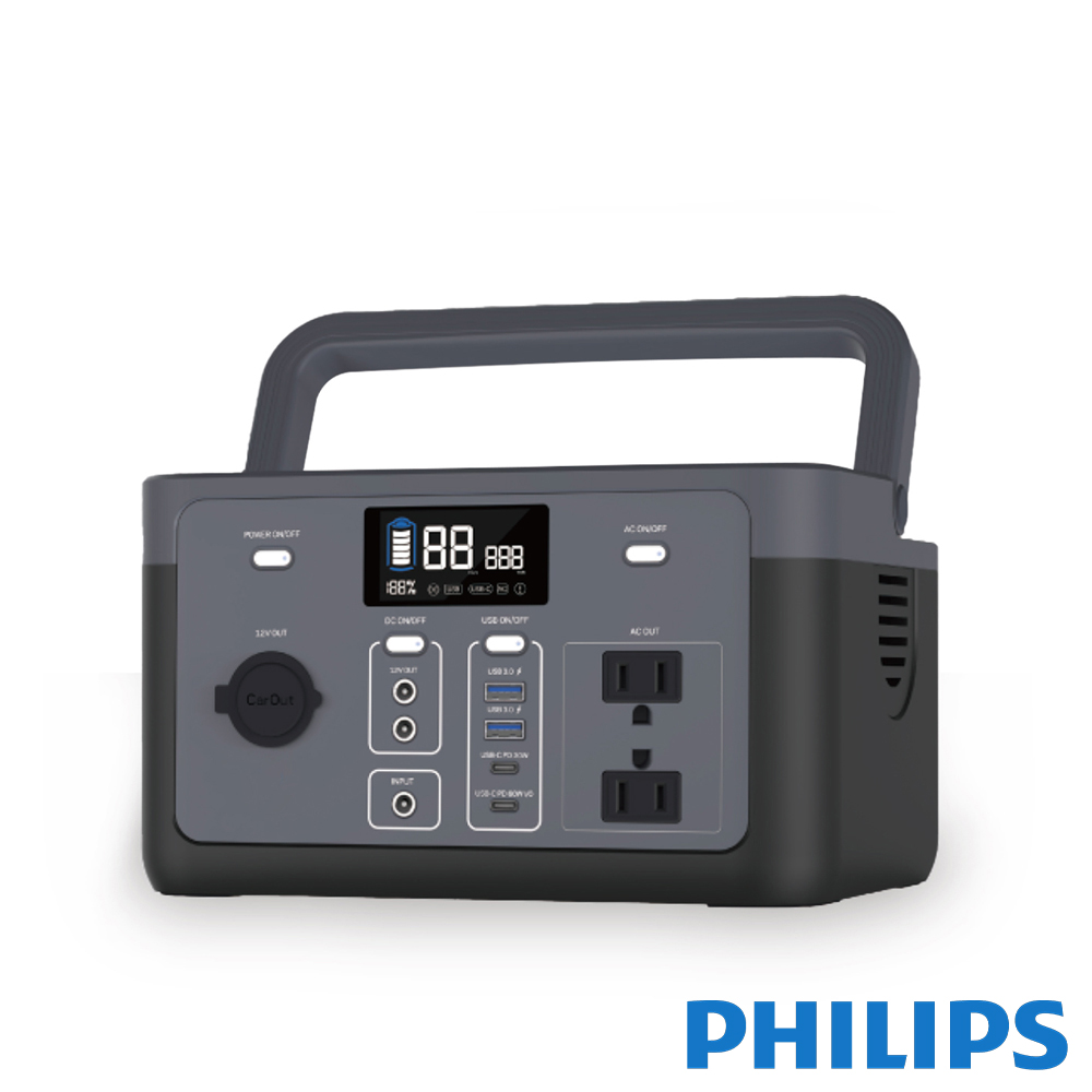 PHILIPS 飛利浦 300W 新世代可攜式快充行動儲能電源POWER BANK