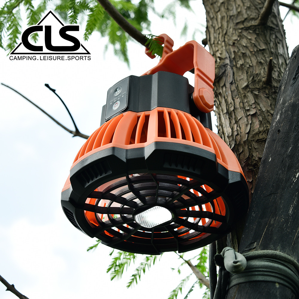 【韓國CLS】戶外隨行充電式露營風扇 LED露營燈 遙控式/可懸掛/電風扇 - PChome 24h購物