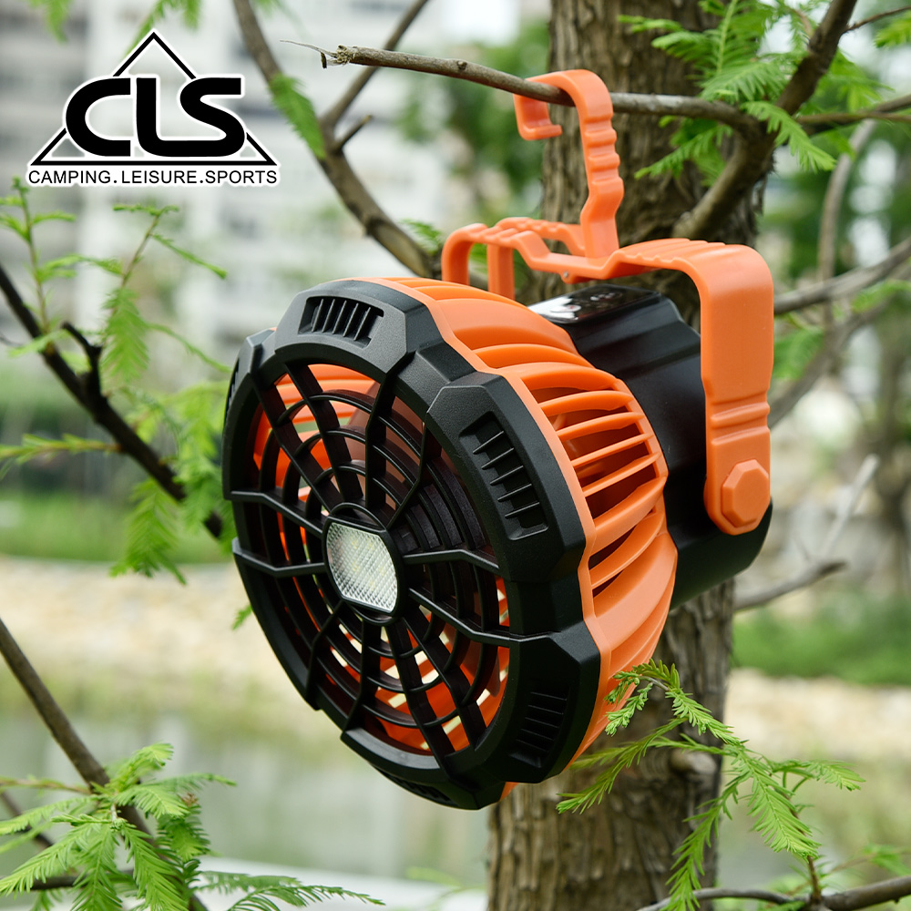 【韓國CLS】戶外隨行充電式露營風扇 LED露營燈 遙控式/可懸掛/電風扇 - PChome 24h購物