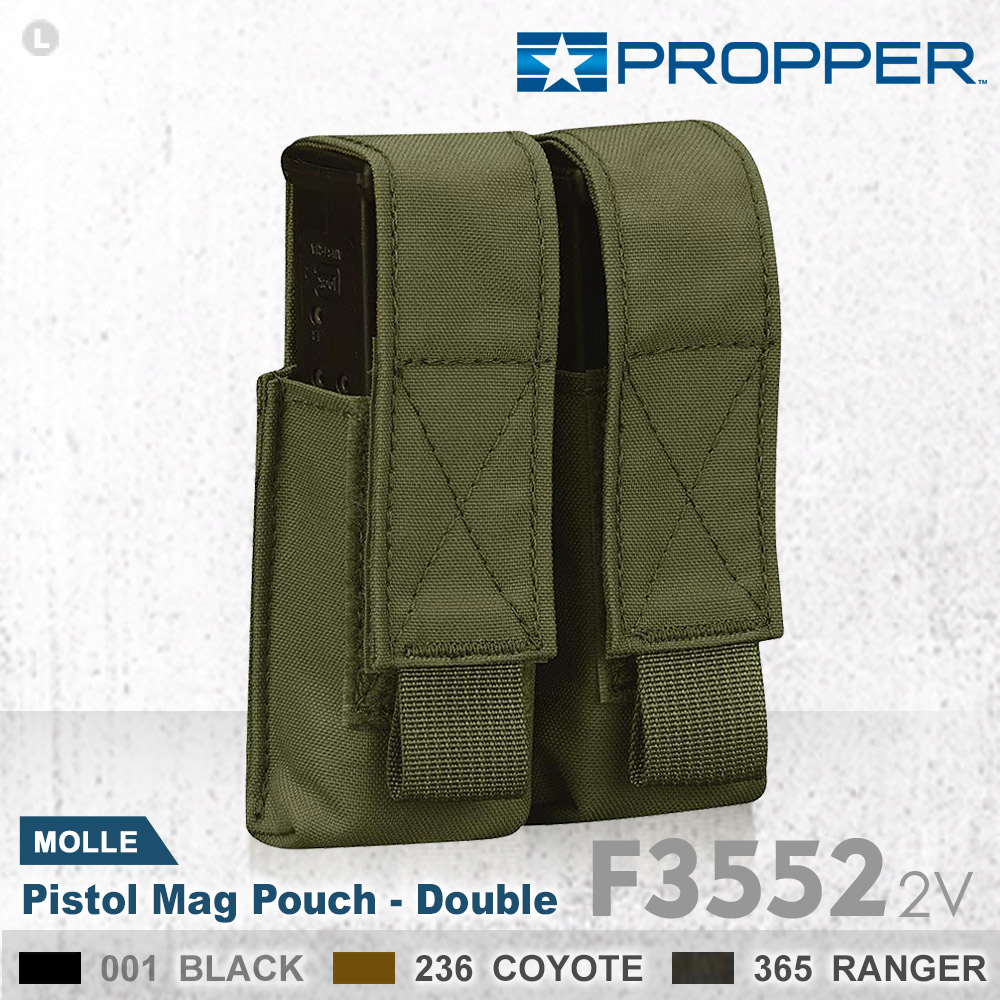 PROPPER 【福利品】Pistol Mag Pouch - Double 手槍彈匣套(雙套)   F3552
