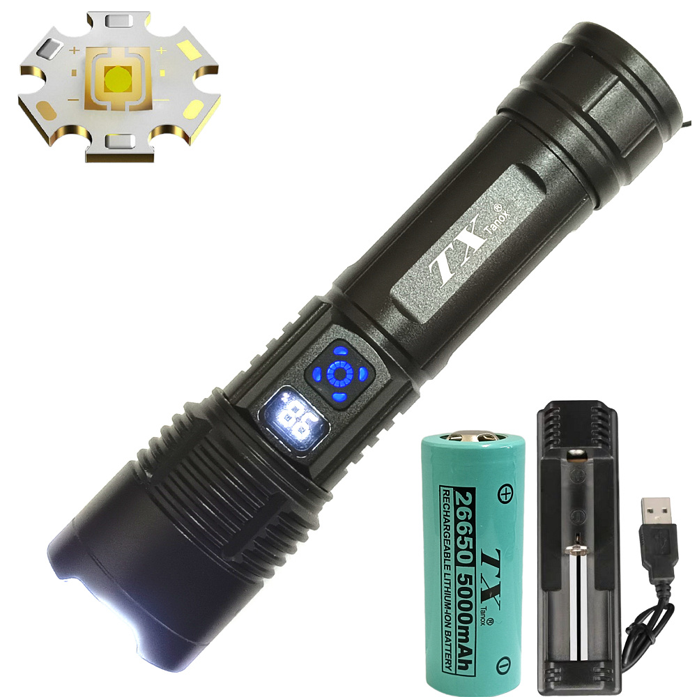 TX特林數字電量顯示集束光手電筒(T-2025-GT3) - PChome 24h購物