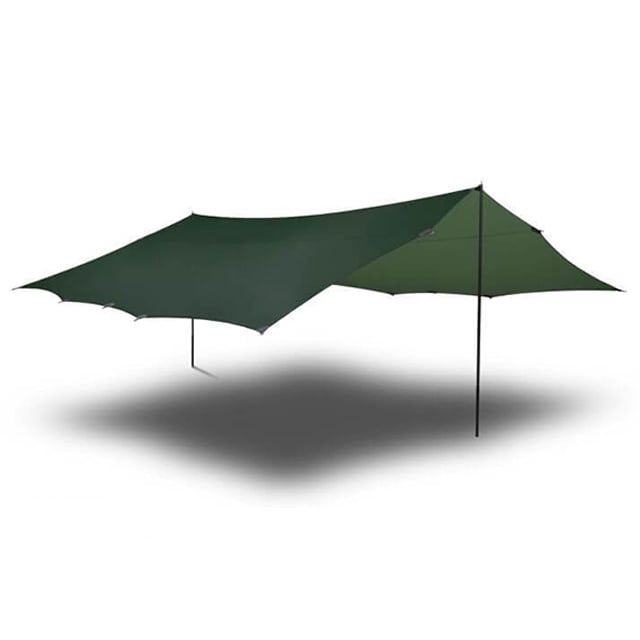 HILLEBERG Tarp 20 XP 輕量抗撕裂天幕外帳440x440cm(2000g.耐水壓 3000 mm).專業炊事帳棚 適縱走.登山/022261 綠