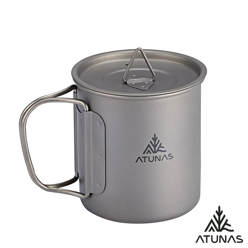 ATUNAS 歐都納 單層鈦隨行杯300ml附杯蓋A1KTGZ14環保無毒/輕量耐用/登山露營/戶外餐具