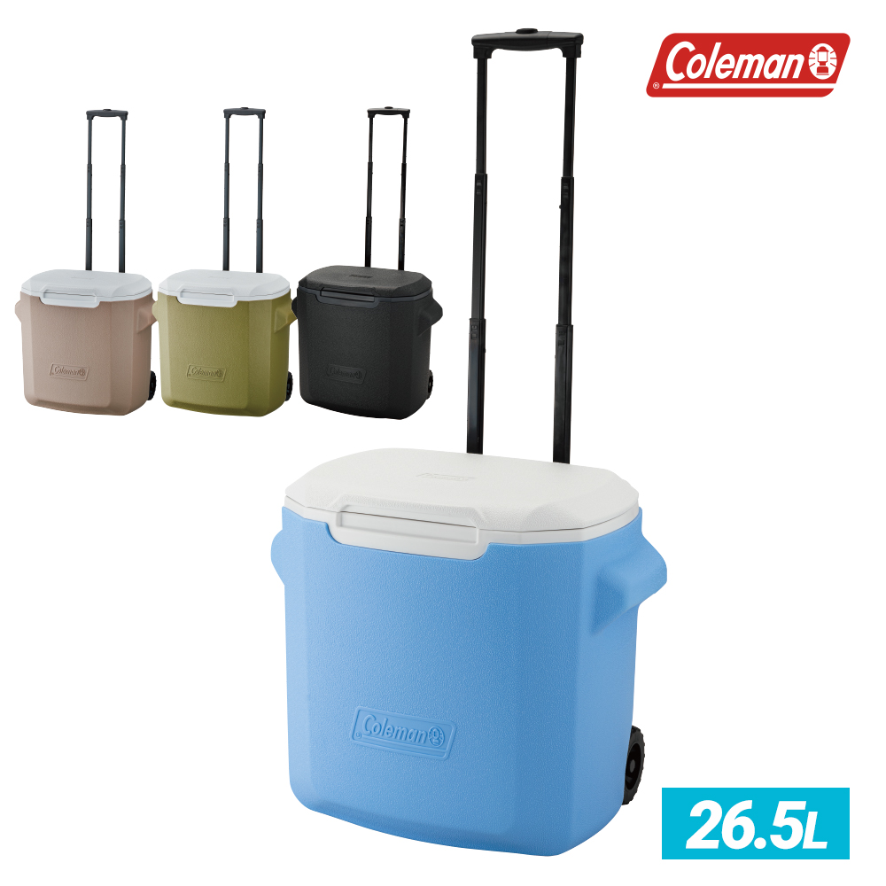 Coleman 26.5L拖輪冰箱(露營冰箱 戶外冰桶 保冰桶)