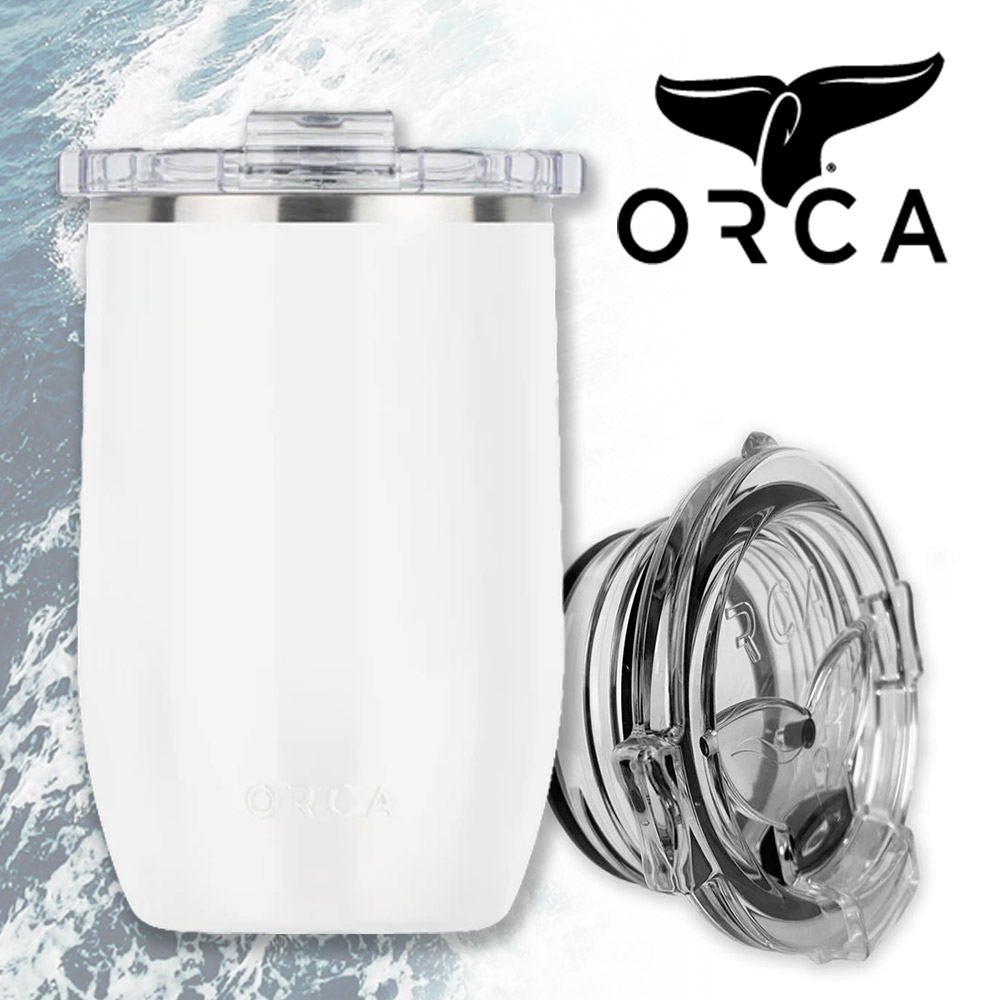 ORCA 美國ORCA殺人鯨 美型保溫杯-12oz(355ml) - 珍珠白色