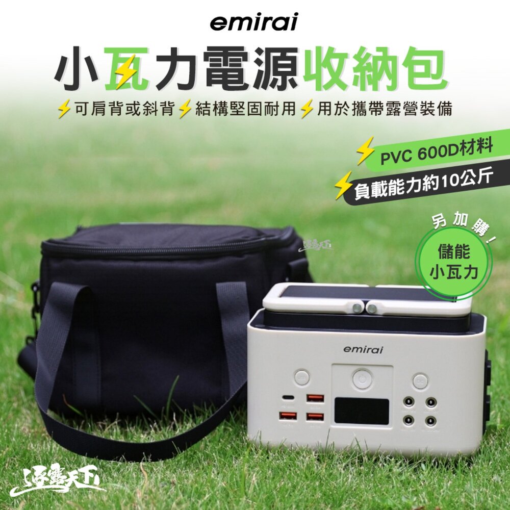 Mirenex 小瓦力電源收納包 行動電源收納包 裝備包 露營 逐露天下