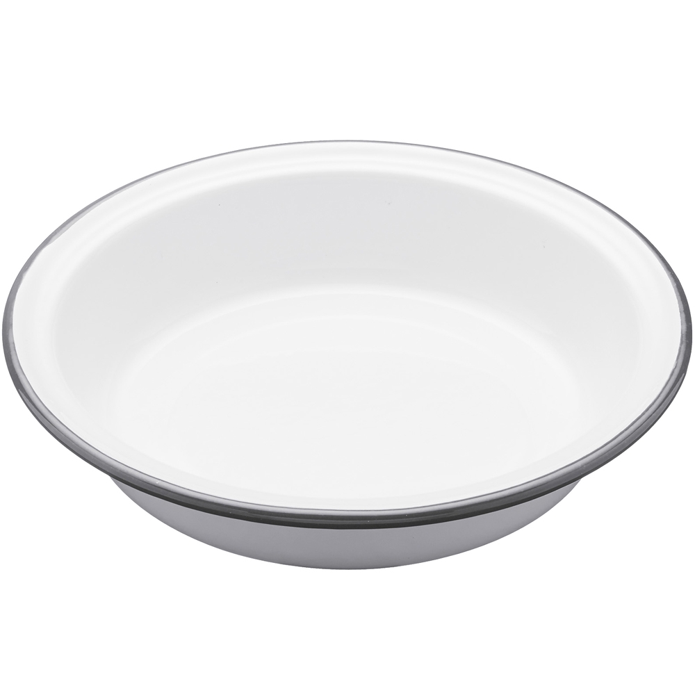 KitchenCraft 英國 復古琺瑯深烤盤(圓20.5cm) / 點心烤模 可機洗 洗碗機可洗
