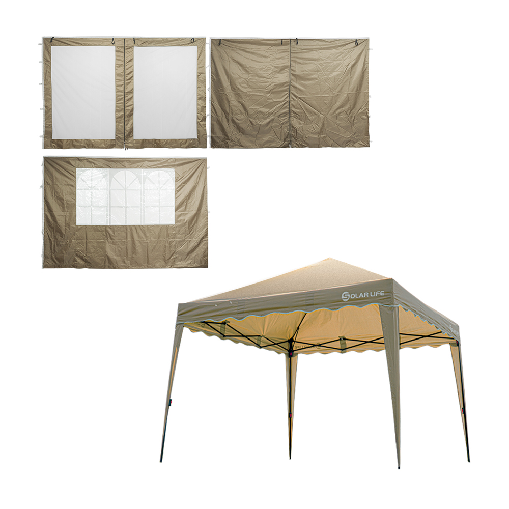 索樂生活 Solar Life  客廳帳限定全套組 彈開式炊事帳篷二代 附收納袋.27秒帳客廳帳 速搭園遊會停車棚 活動帳
