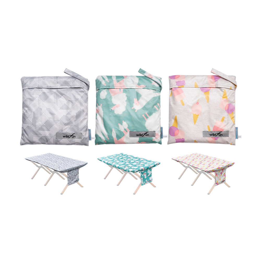 WildFun 野放 超速西露營桌巾 120x70cm.露營桌巾 防水餐桌布 防油防污 全罩式桌布 蛋捲桌布