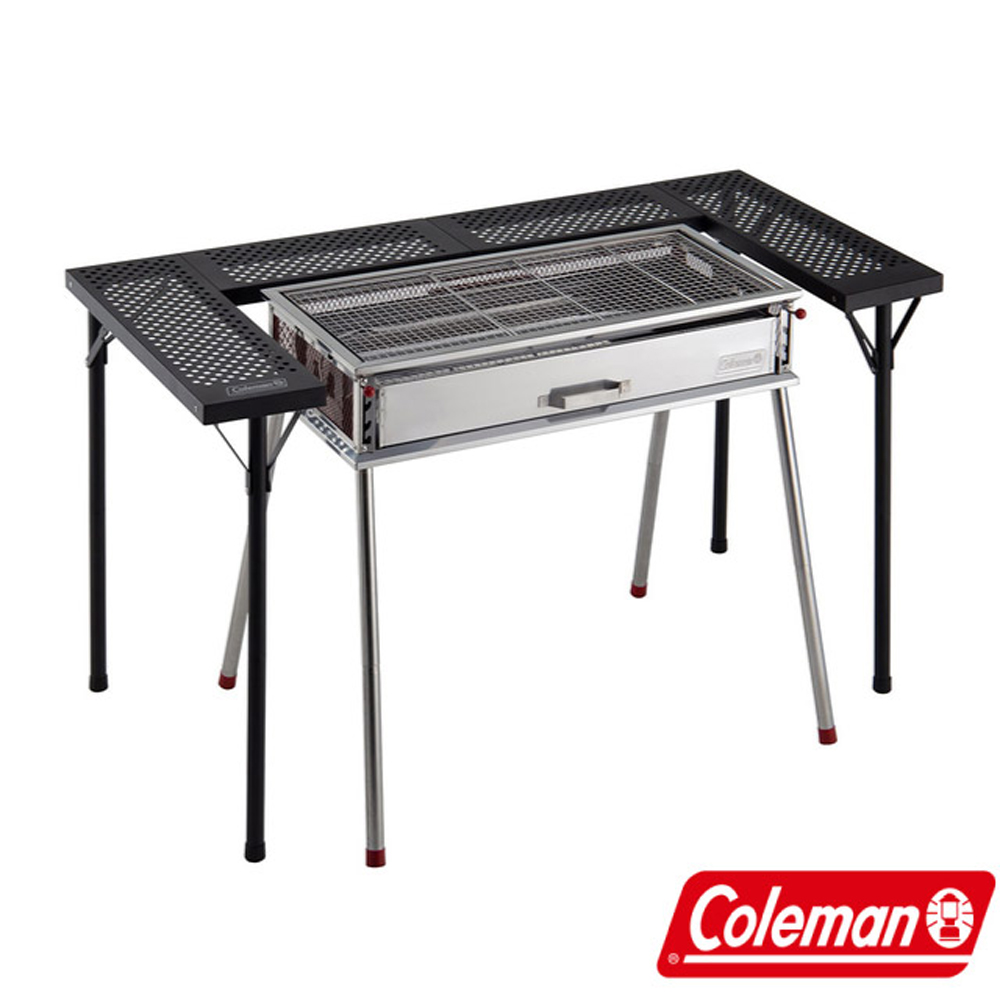 Coleman 三用烤肉桌組.烤肉架.烤肉爐.燒烤爐/餐桌.可折疊收納.BBQ/CM-37308