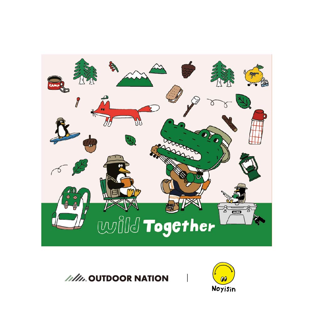 Outdoor Nation 戶外國度 NoyisinX鱷魚皮特 風格萬用毯