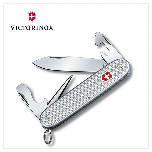 VICTORINOX 瑞士維氏 Pioneer Alox 瑞士刀 8用/93mm/銀 0.8201.26