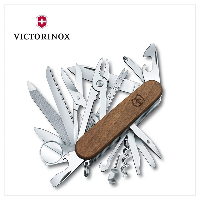 VICTORINOX 瑞士維氏 瑞士 瑞士刀Swiss Champ Wood / 1.6791.63