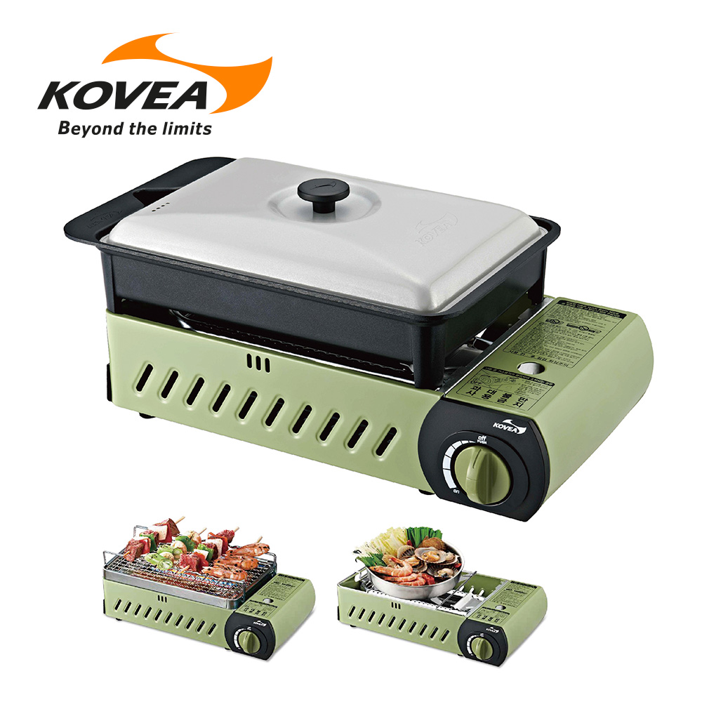 Kovea 三用煎烤卡式瓦斯爐 附提袋 KGG-0904EMC