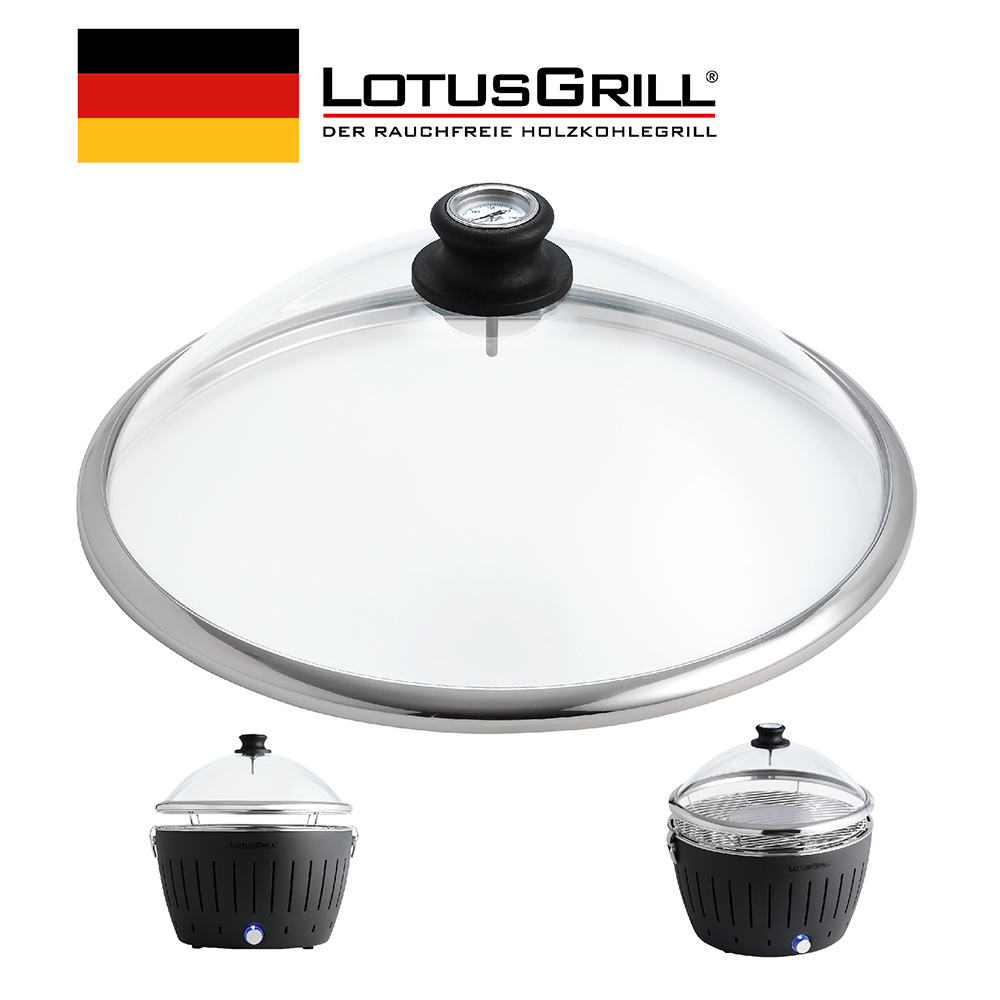 LotusGrill 玻璃蓋附溫度顯示器 (G340 烤爐配件)
