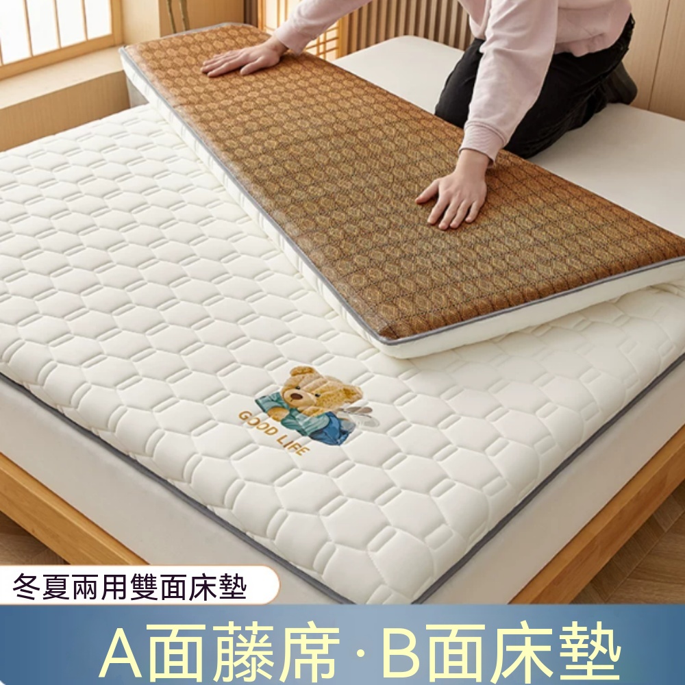 床墊 乳膠床墊 軟墊 學生宿舍床墊 單人床褥子 榻榻米海綿墊子 租房墊子 打地鋪涼席睡墊90x190cm