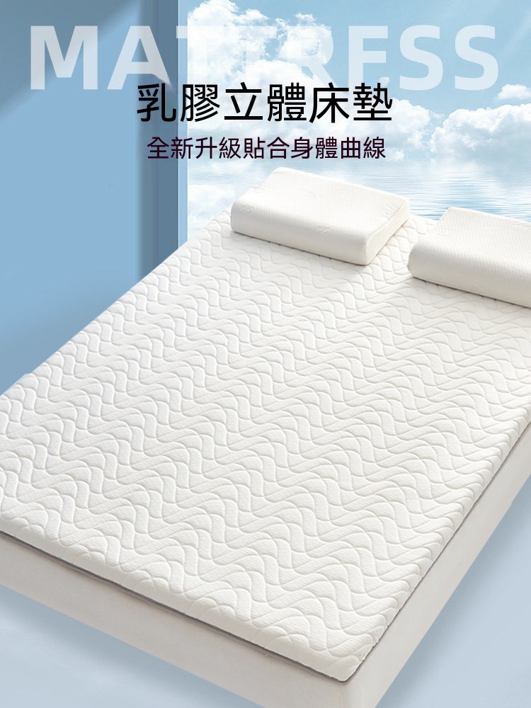 【伊達】雙面透氣網底床墊 軟硬適中支撐墊 可捲收納打地鋪床墊 雙人床墊 租屋專用薄墊 180x200*5cm