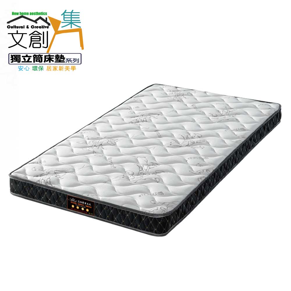 Albert 艾柏 3D天絲6尺雙人加大聯結式短彈簧薄款床墊